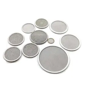 A-013-3 Tamsoi 304 Stainless Steel Wire Mesh Filter Screen Disc Round 55mm 40 Other