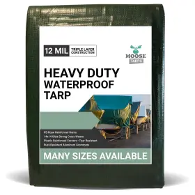 Ms-tpd-2030 Tent And Table Waterproof Tarp - Heavy Duty For Wood Furniture Car Boat Po