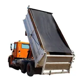 Tentproinc Tpdmt0712 Dump Truck Mesh Tarp 7ftx12ft - Heavy Duty Cover With 6ftft Pocket