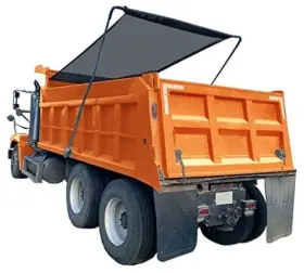 Tentproinc Tpdmt0720bk Dump Truck Mesh Tarp 7ftx20ft - Heavy Duty Trailer Cover With