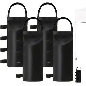 Tradesparker 770642599377 Canopy Weights Pop Up Weight Bags 4 Pack Black