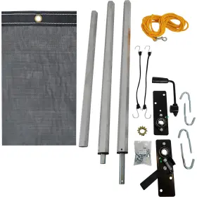 1724570 Truckstar Buyers Products Aluminum Tarp System With Mesh 6-1/2 X 18ft. Model#