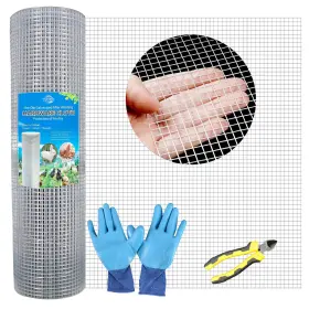 Tuokswwm-1936100 Tuoks Hardware Cloth 1/2 Inch Square Openings - 19 Gauge 36ftft X 100ft Hot-dip Galvan