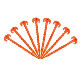 Tzt 781871314341 Canopy Stakes Anchors Beach Tent Heavy Duty Screw Shape 25 Cm 1
