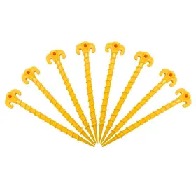 Tzt 781871314372 Canopy Stakes Anchors Beach Tent Heavy Duty Screw Shape 25 Cm 1