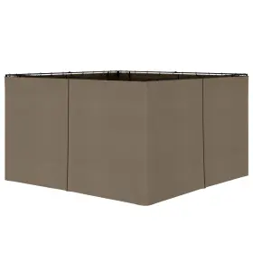 Us01-84c226bn Uirio 10x12 Gazebo Privacy Curtains Screen 4 Panels Hooks/c-rings For Pergolas Cabanas