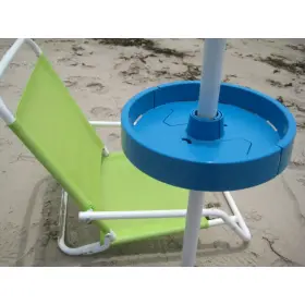 10463bl Upshelf Detachable Umbrella Pole Shelf - Blue