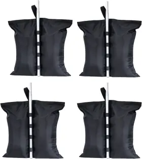 Vh008 Vanhuavic 210lbs Heavy Duty Canopy Weights Sand Bags For Pop Up Tent Black
