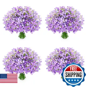 B0dzh8rcrq Veneloo 48pcs Babys Breath Artificial Flowers Fake Baby Artifici