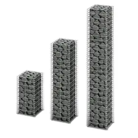 Vidaxl 141048 3 Piece Gabion Set Galvanized Wire