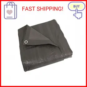 Visit The Sunnydaze Decor Store 313099089024 16 X 20 Foot Plastic Reversible Heavy-duty Multipurpose Tarp - Laminat