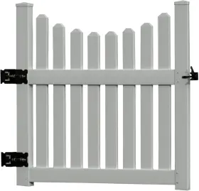 Va84258 Vita 48.5 Inch W Vinyl Cottage Picket Gate White