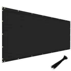 W-s0512bk Windscreen4less Privacy Fence Screen Heavy Duty Windscreen Fencing Mesh Fabric Shade Net Cove