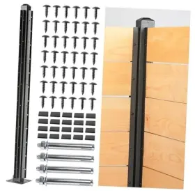 W-fp-4ft-c1 Wowace 4ft H/48in Heavy Duty Fence Post - Corner For Outdoor Corner-4ft-1pack