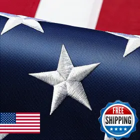 Xifan B0fjrdny92 Premium American Flag 6x10 Ft For Outside Heavy Duty Large Us Outdoo