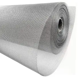 Xz40mtswus Xizao Woven Wire Mesh Stainless Steel Screen 15.7 Inch X 78.7 Silver