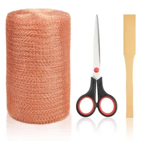 Cm-5x35 Xylanor Copper Mesh Rodent Control 5 In X 35 Ft Proof Wire 5inx35ft Reddish-brown
