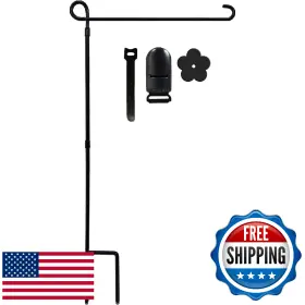 B088rllqbg Yeahome Garden Flag Holder Stand Premium Metal - Weatherproof Yard Flagpole