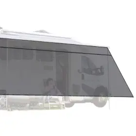 07csa004-6x19net-06 Yescom 6ftx19ft Rv Awning Sun Shade Screen Black Mesh Uv Blocker Camping