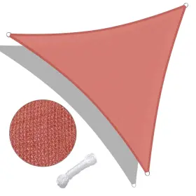 Ys-sss-07-002-02 Yessources 11.5ft Triangle Sun Shade Sail Top Cover Garden Yard Outdoor Canopy Shelter Red
