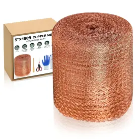 Ytt0001 Yuearn 5 Inch X 150 Ft Copper Mesh Roll For Rodent Control X150ft Orange