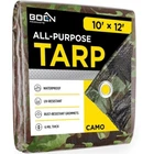 12 Ft. X 10 Camouflage Poly Heavy-duty Cover Waterproof Tarpaulin New. Price: $23.21.