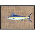 Carolines Treasures 8773MAT 18 X 27 In. Fish-marlin Indoor & Outdoor Doormat New. Price: $31.65.