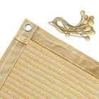 Shatex 10X16FT 90% Uv Sun Shade Fabric W/ Grommets, Bungee Balls - Wheat New. Price: $86.41.