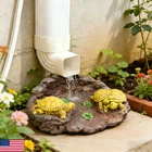 Turtlle Statue Splash Block Gutter Downspout Garden Decor, Larger New. Price: $75.53.