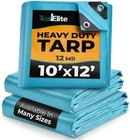 Tarps Heavy Duty Waterproof 10X12-12 Mil Thick Camping Tent Blue 10X12... New. Price: $54.31.