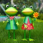 Hongland 3D Frog Metal Yard Art - Garden Decor For Outside Handcrafted Fi New. Price: $60.90.