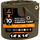 Canvas 10OZ Olive Drab Heavy Duty Waterproof 20 30 Xpose Safety Tarps New. Price: $179.99.