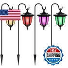 Viewsun 34 Inch Solar Hanging Lights, Shepherd Hook With Lighting Modes New. Price: $73.48.