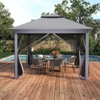 GOPLUS11 Ft Pop Up Gazebo Portable Screen Canopy Shelter W/mesh Netting New. Price: $197.39.