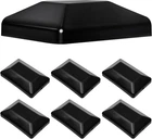 (6-PACK, Black) 4X6 (3 5/8"X 5/8") Fence Post Caps, Wooden Deck New. Price: $31.33.