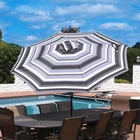 9 Ft Aluminum Patio Umbrella With Tilt And Crank - Catalina Beach By Sunnydaze New. Price: $99.95.