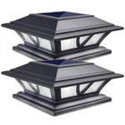Siedinlar Solar Post Lights Outdoor 2 Modes Led Deck Fence Cap Pack, Black New. Price: $28.88.