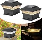 2 Pack Solar Post Cap Lights Classic 1 For Flat Surfaces 4X4 Vinyl Also Fits New. Price: $52.88.