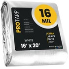 Protarp Extra Heavy Duty 16 Mil Cover Waterproof Uv Resistant Rip And Tear New. Price: $134.41.