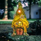 Aiiny Garden Decor Outdoor Solar Fairy Statue - 9.4" Resin Gnome Light New. Price: $61.24.
