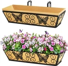 Karlliu Pack 24 Window Boxes Planters Railing Inch, Black New. Price: $83.57.