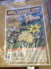 Dize Heavy-duty 10-OZ. Treated Cotton Duck Canvas Tarp- 6FTX8FT Model# CA0608 New. Price: $50.00.