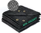 Kesfitt Garden 40% Shade Cloth, Resistant Sun Net 10FTX20FT, Black. Price: $48.68.