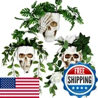 Rimcereal 3 Pcs Skull Planter Skeleton Wall Hanging Pot Gothic Spooky He New. Price: $82.04.