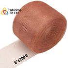 Therwen 5" X 200 Ft Copper Mesh Rodent Control Pure Wool New. Price: $99.06.