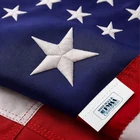 American Flag 3X5 Heavy Duty Outdoor 100% Made In Usa Embroidered Stars Sewn Str New. Price: $45.90.
