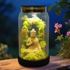 Yulloyello Solar Garden Buddha Statue For Home Decor - 9.8 Zen Lights New. Price: $60.03.