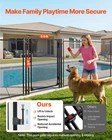 4X2.5FT Pool Fence Gate Inground Safety Door W/latch Pvc Mesh Black New. Price: $148.99.