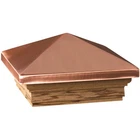 Deckorators 6 In. X Plastic Top, Pressure Treated Pine Base Press-on Post New. Price: $31.12.