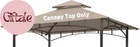 Grill Gazebo Replacement Canopy Roof, 5' X 8' Outdoor Bbq Top Cove New. Price: $66.27.